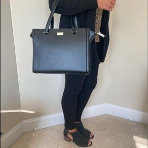 Authentic Kate Spade Black Leather Regatta Purse